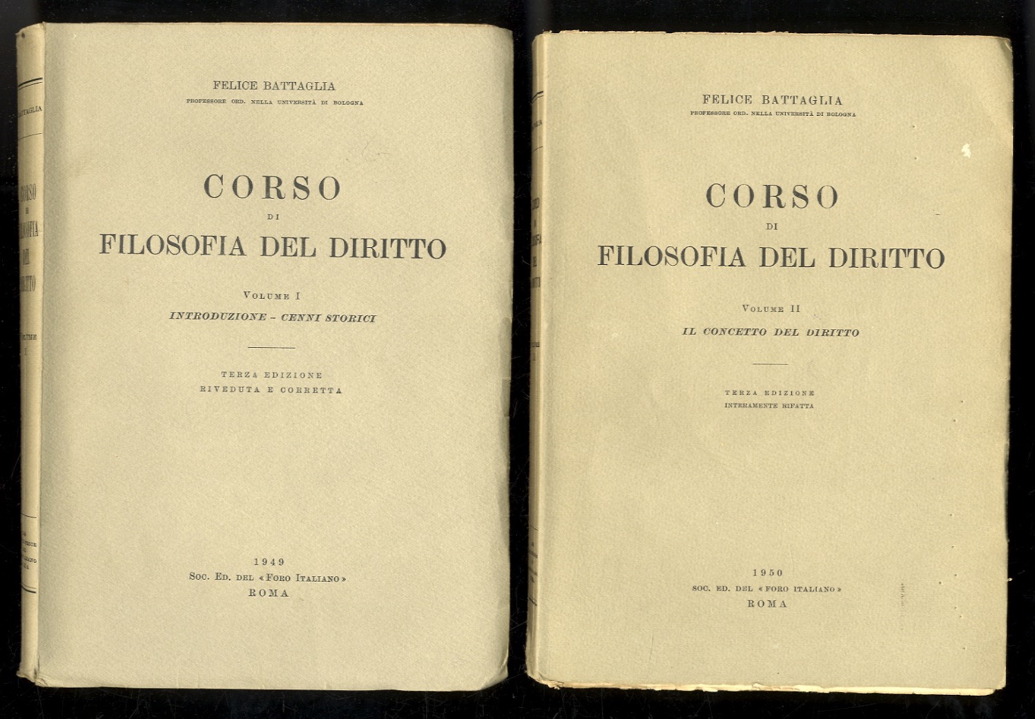 Corso di filosofia del diritto. Volume I: Introduzione, cenni storici …