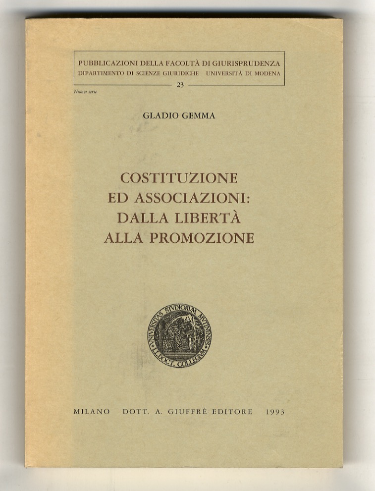 Costituzione ed associazioni: dalla libertà alla promozione.