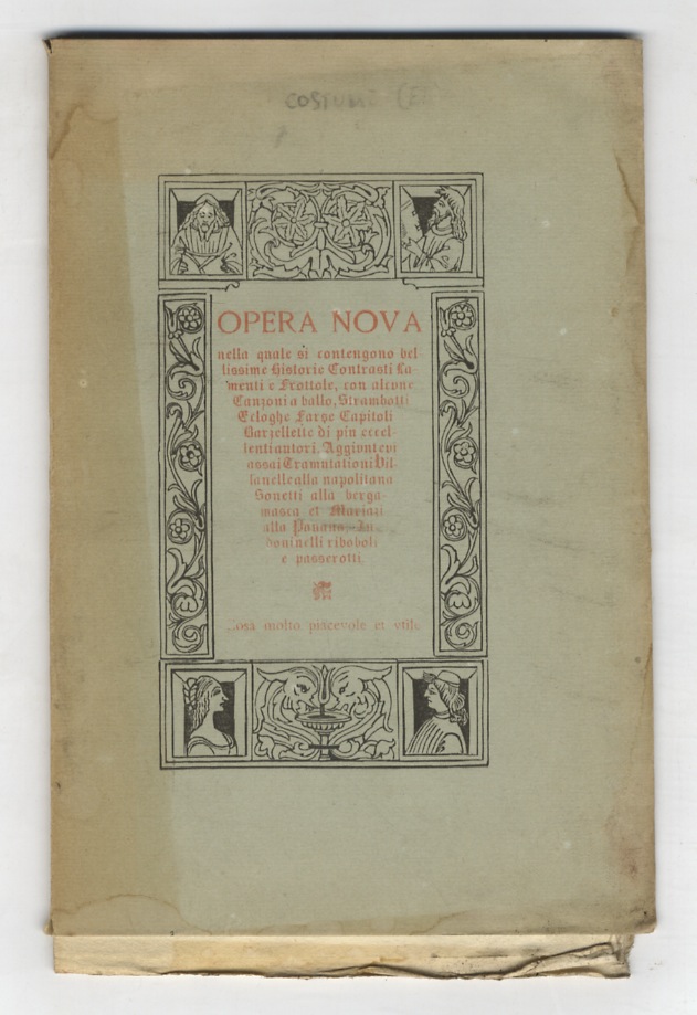 COSTUME (EL) de le donne [.] Con un capitolo de …