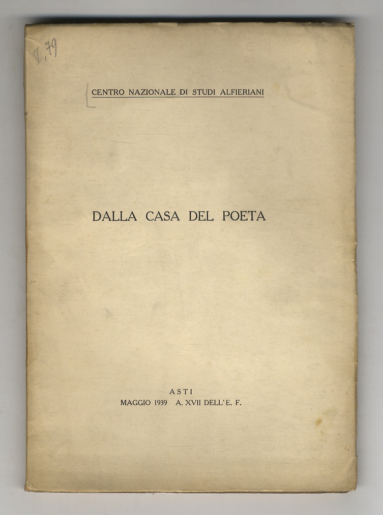 Dalla casa del poeta.