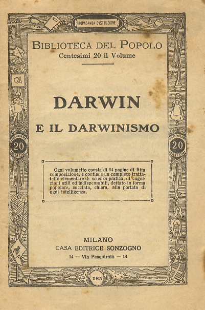 Darwin e il darwinismo.