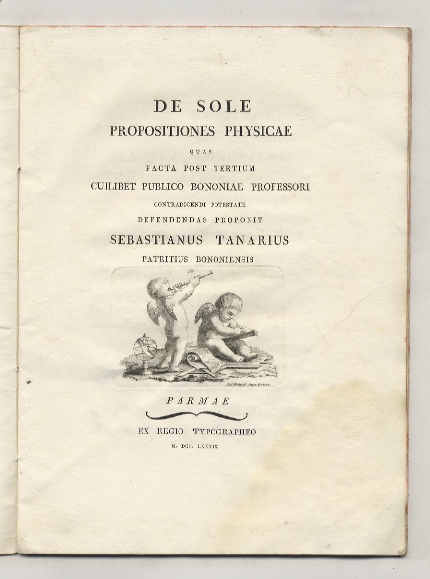 De sole propositiones physicae quas facta post tertium cuilibet publico …