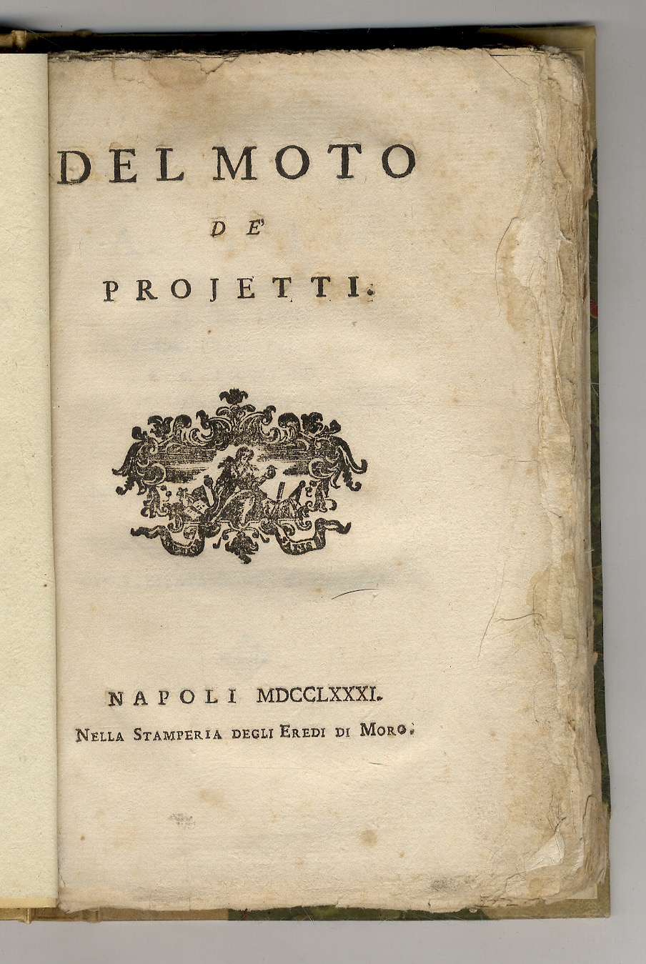 DEL moto de' projetti.