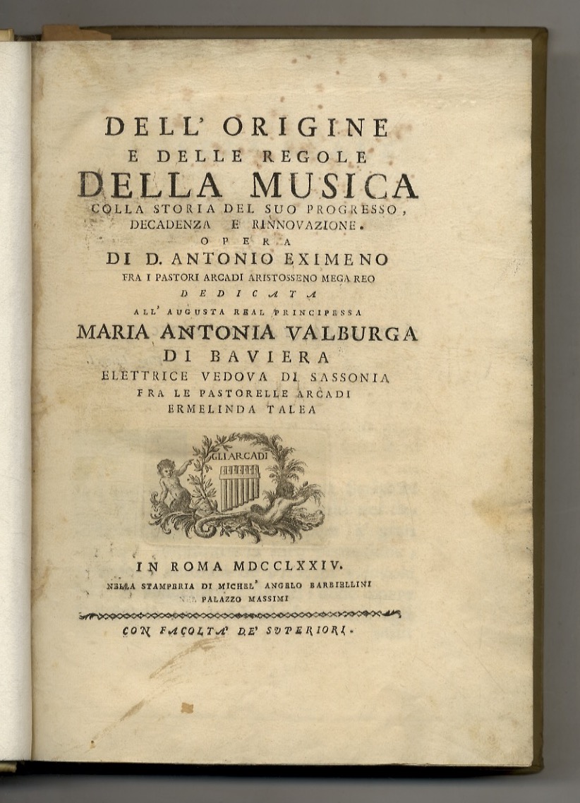 Dell'origine e delle regole della musica colla storia del suo …