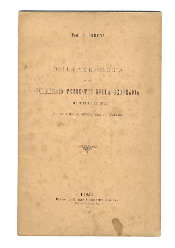 Della morfologia della superficie nella geografia e dei tipi di …