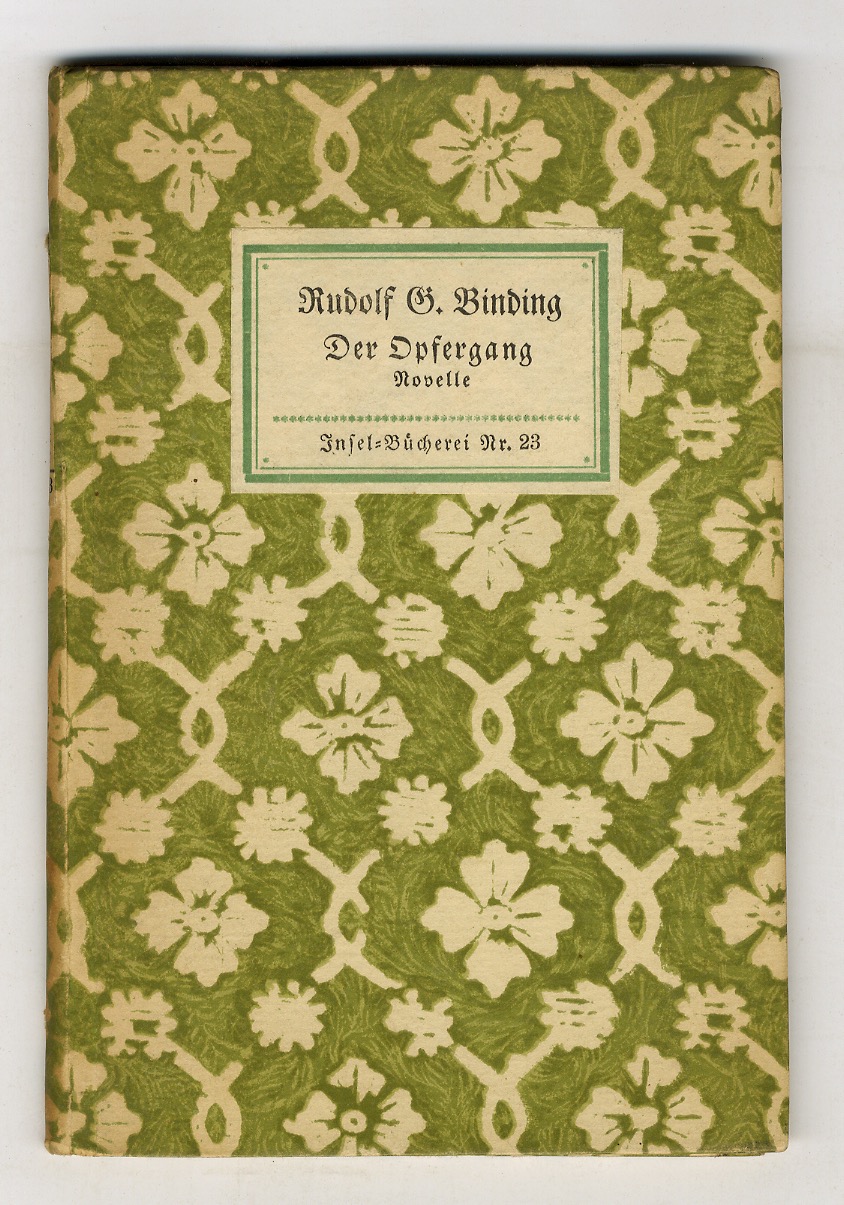 Der Opfergang. Eine Novelle.