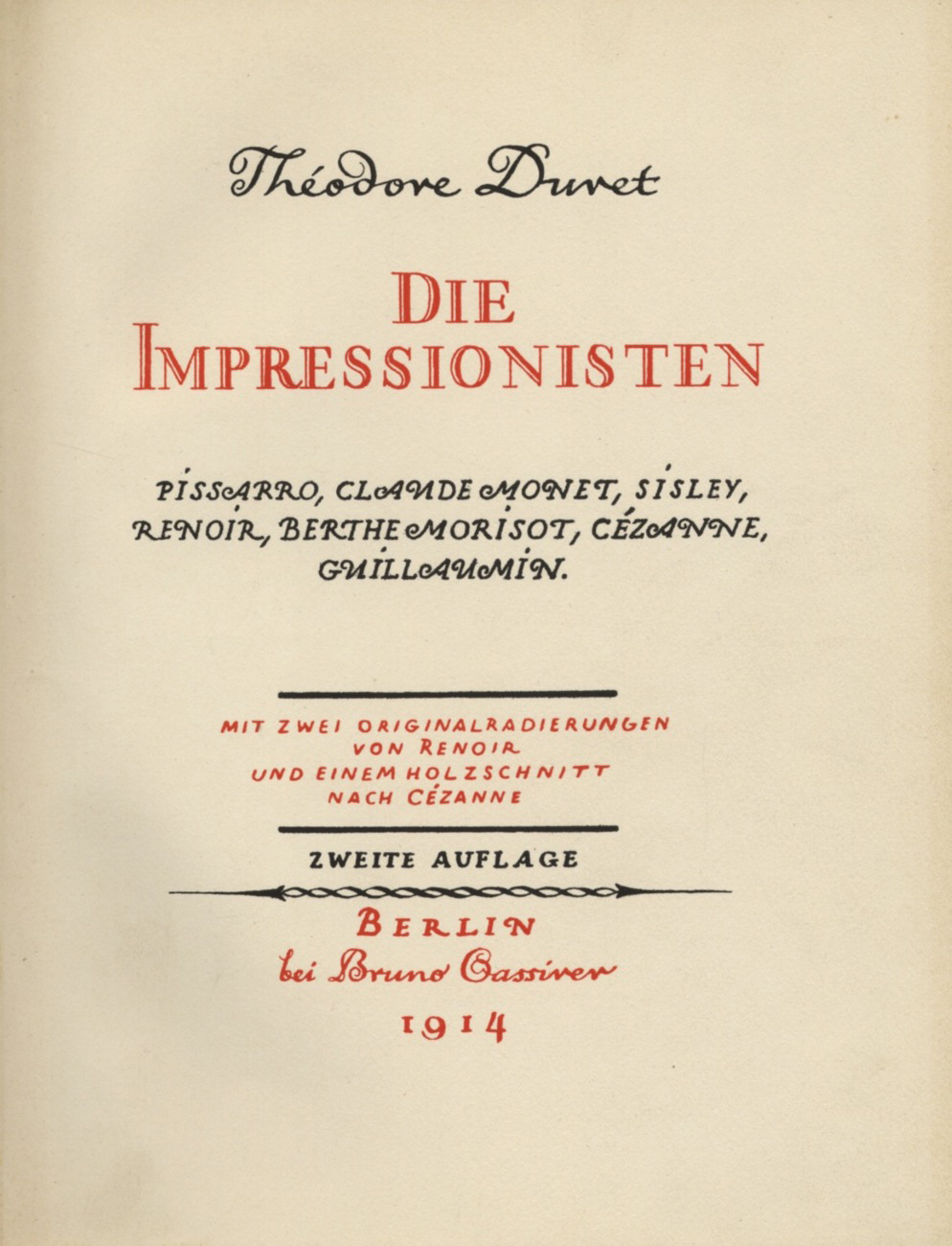 Die Impressionisten. Pissarro, Claude Monet, Sisley, Renoir, Berthe Morisot, Cézanne, …