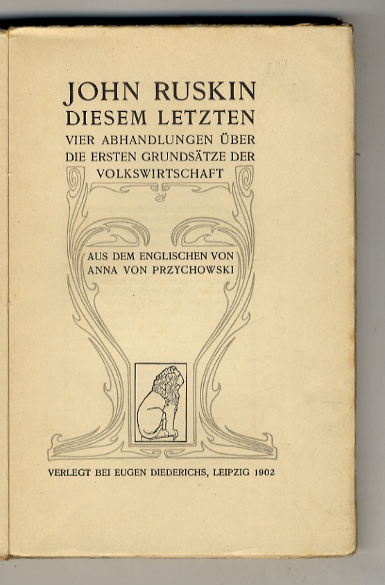 Diesem Letzten vier Abhandlungen über die ersten Grundsätze der Volkswirtschaft. …