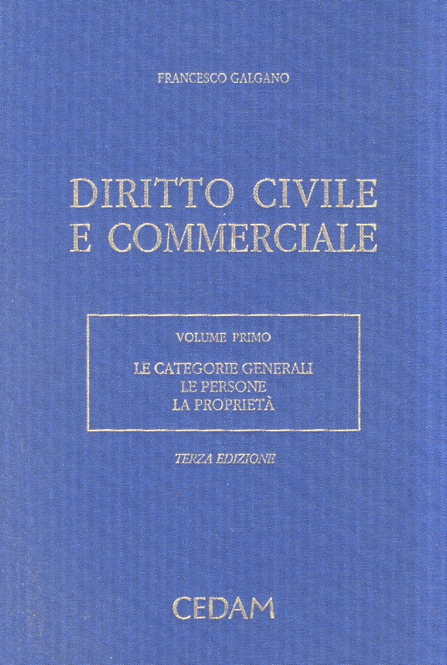 Diritto civile e commerciale. Terza edizione.