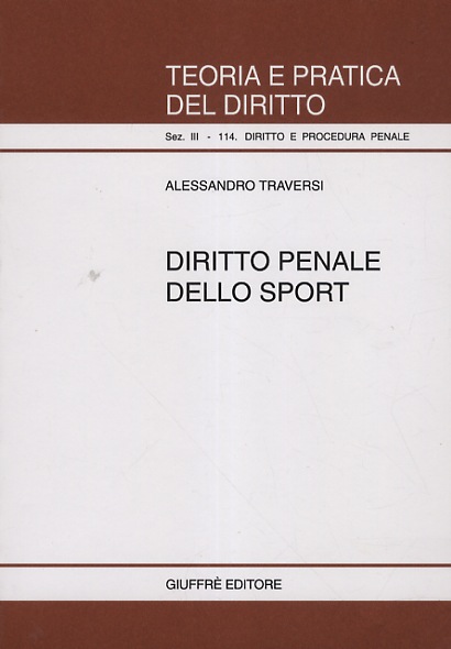 Diritto penale dello sport.