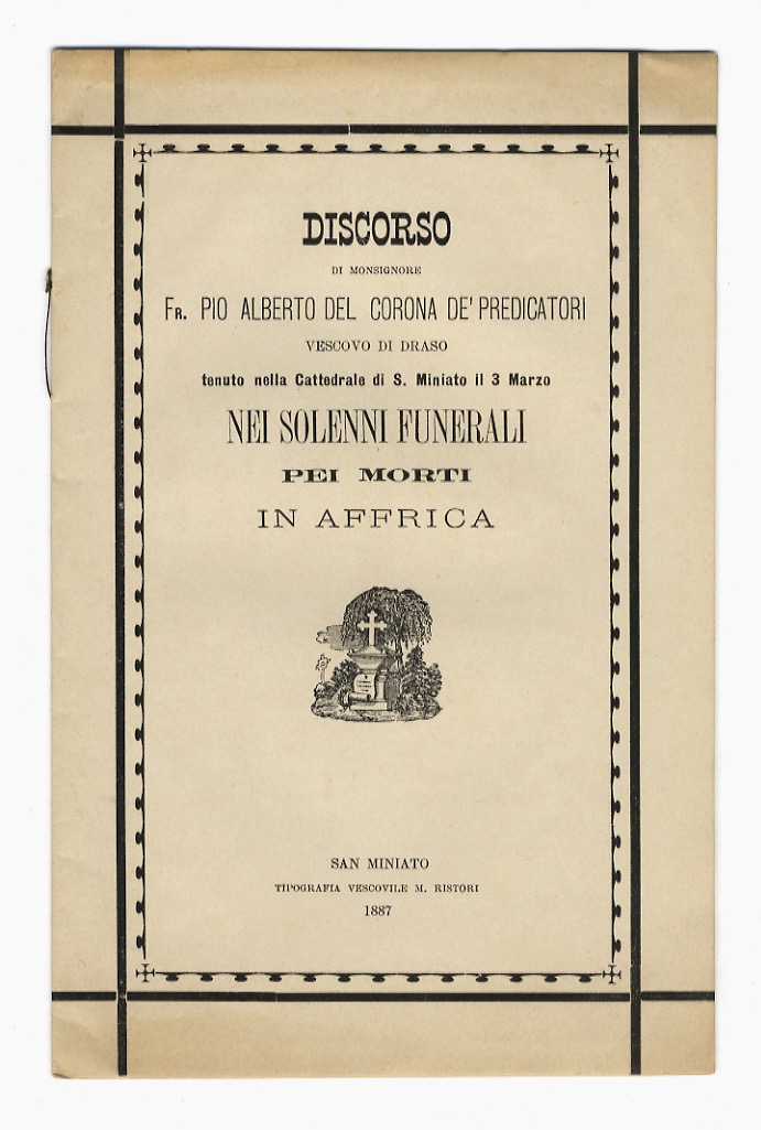 Discorso tenuto nella Cattedrale di S. Miniato il 3 Marzo …