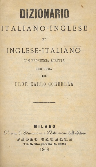 Dizionario Italiano-Inglese. Con pronuncia scritta.