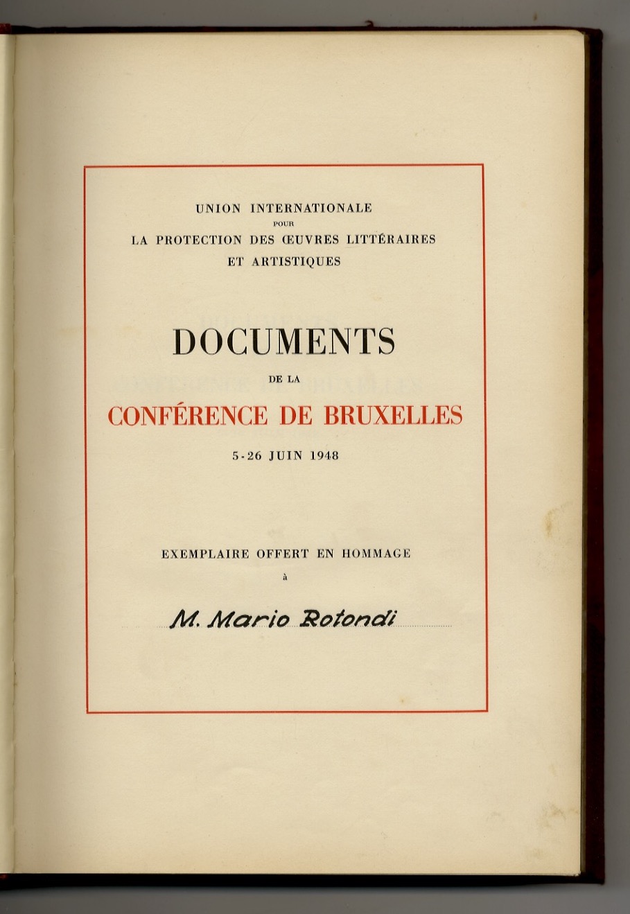DOCUMENTS de la Conférence réunie à Bruxelles du 5 au …