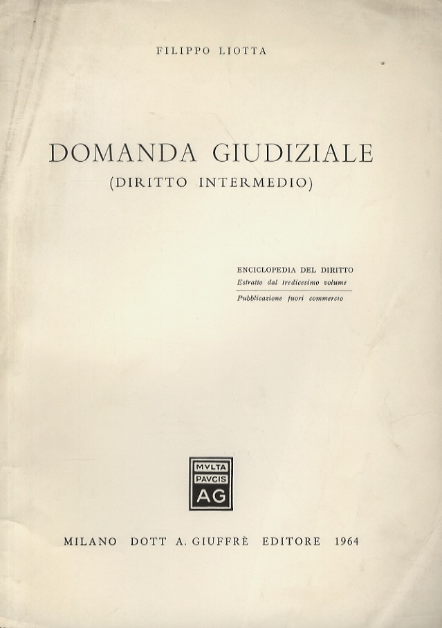 Domanda giudiziale. (Diritto intermedio).