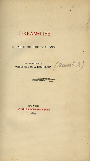 Dream-Life. A fable of the seasons.