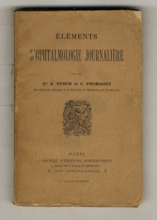 Eléments d'ophtalmologie journalière.