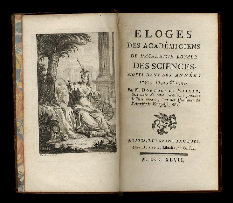 Eloges des Académiciens de l'Academie Royale des Sciences morts dans …