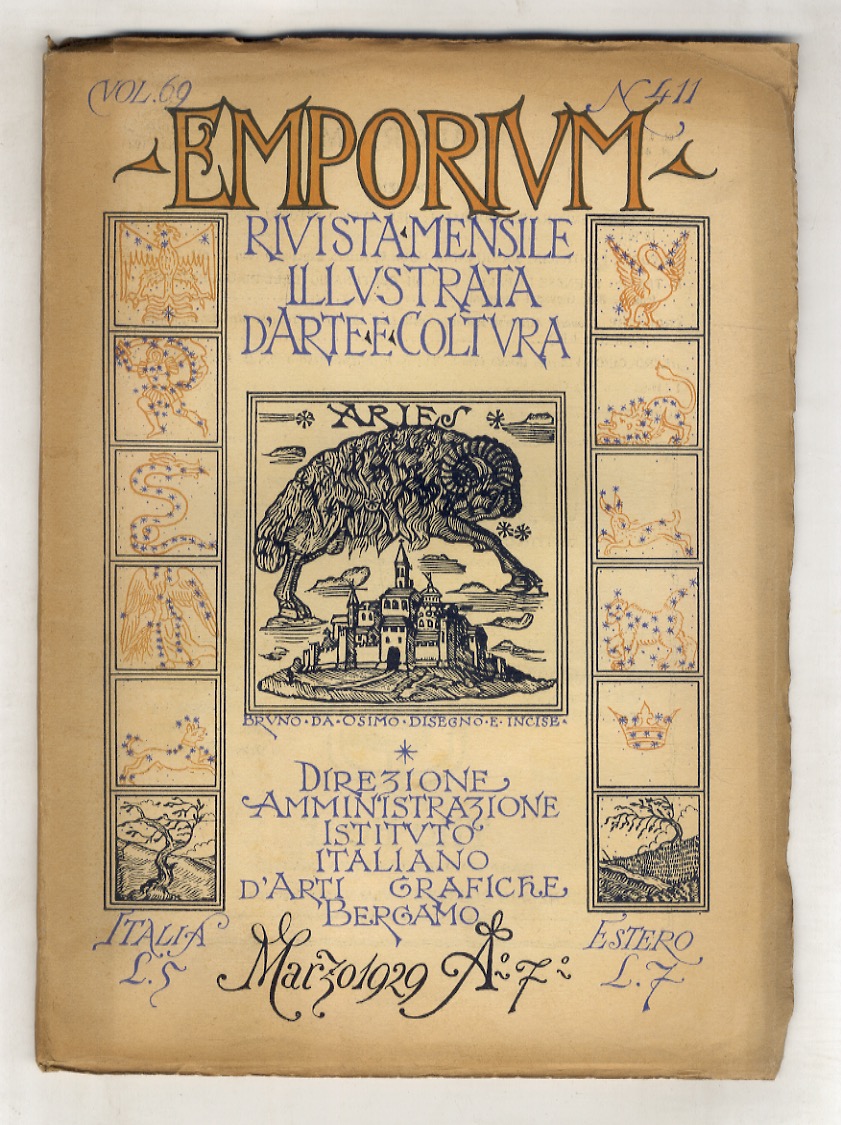EMPORIUM. Rivista mensile illustrata d'arte e di cultura. Vol. LXIX. …