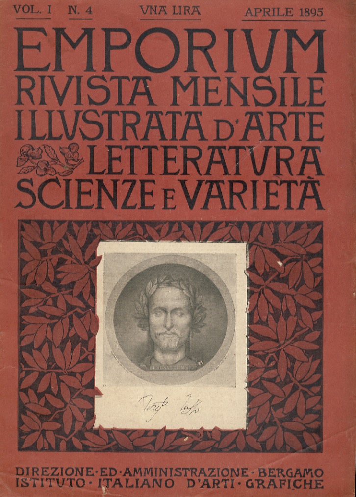 EMPORIUM. Rivista mensile illustrata d'arte, letteratura, scienze e varietà. Anno …