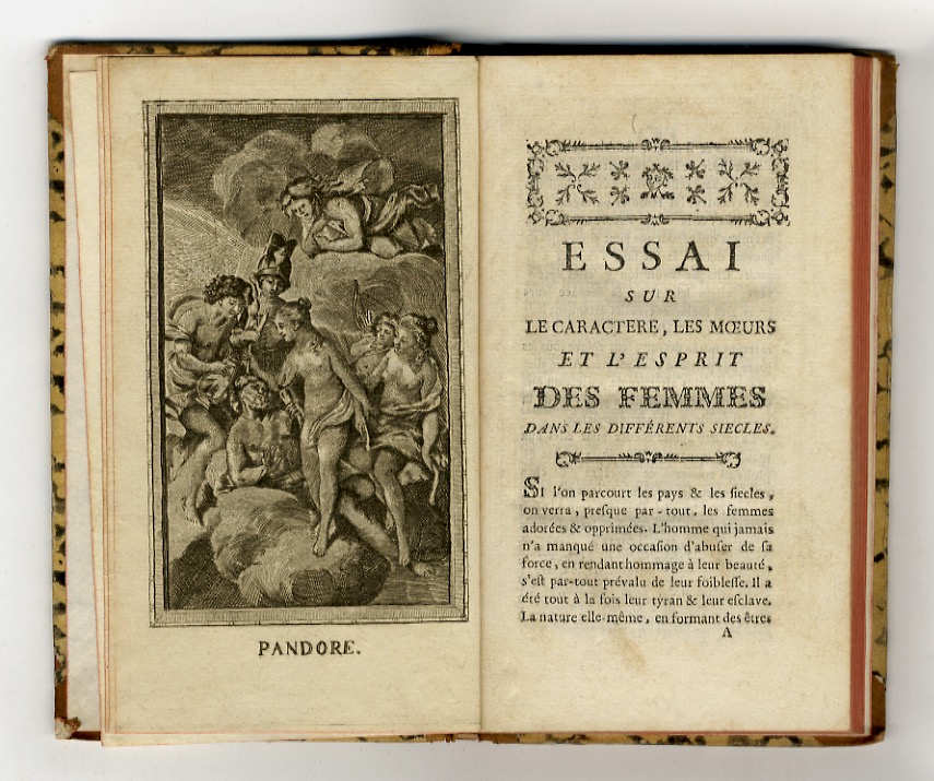 Essai sur le caractere, les moeurs et l'esprit des femmes …
