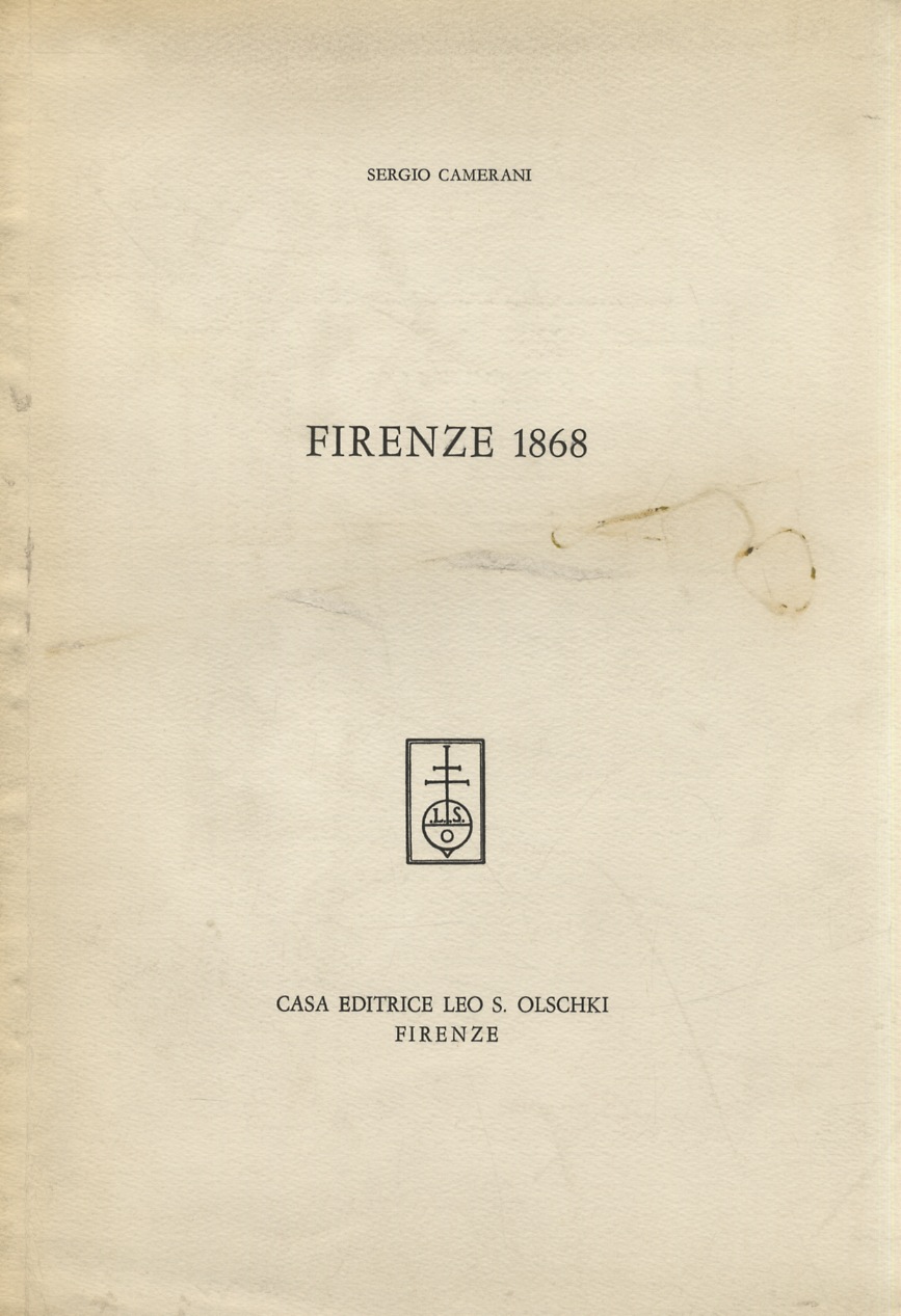 Firenze 1868.