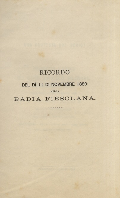 Gingillino. Detto nel trattenimento scolastico del dì 11 novembre 1880 …