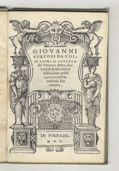 Giovanni Cervoni da Colle Sopra il sonetto del Petrarca Amor, …