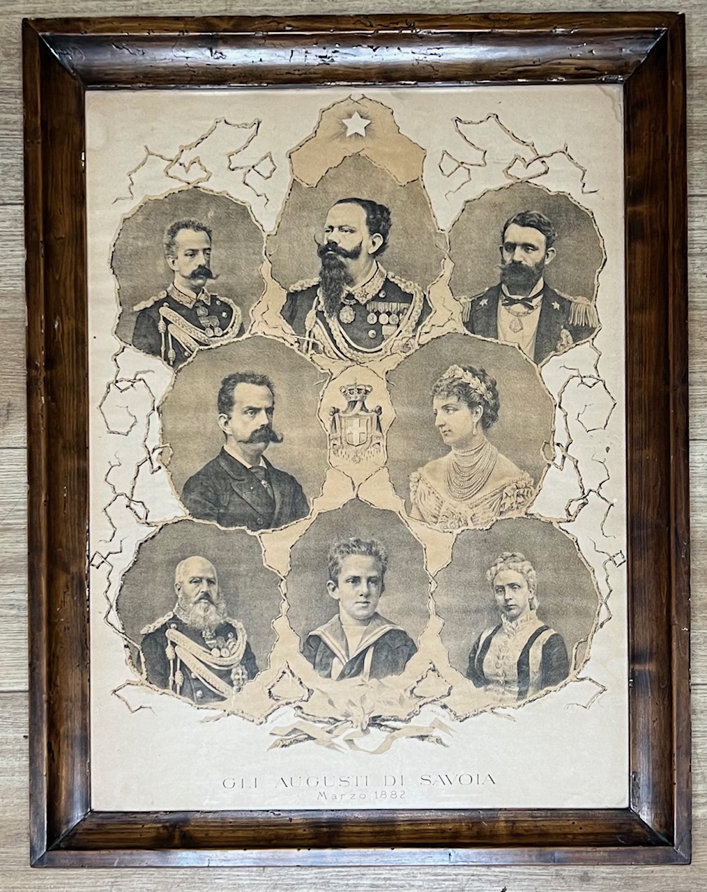 Gli Augusti di Savoia. Marzo 1882. [Ritratti della famiglia di …