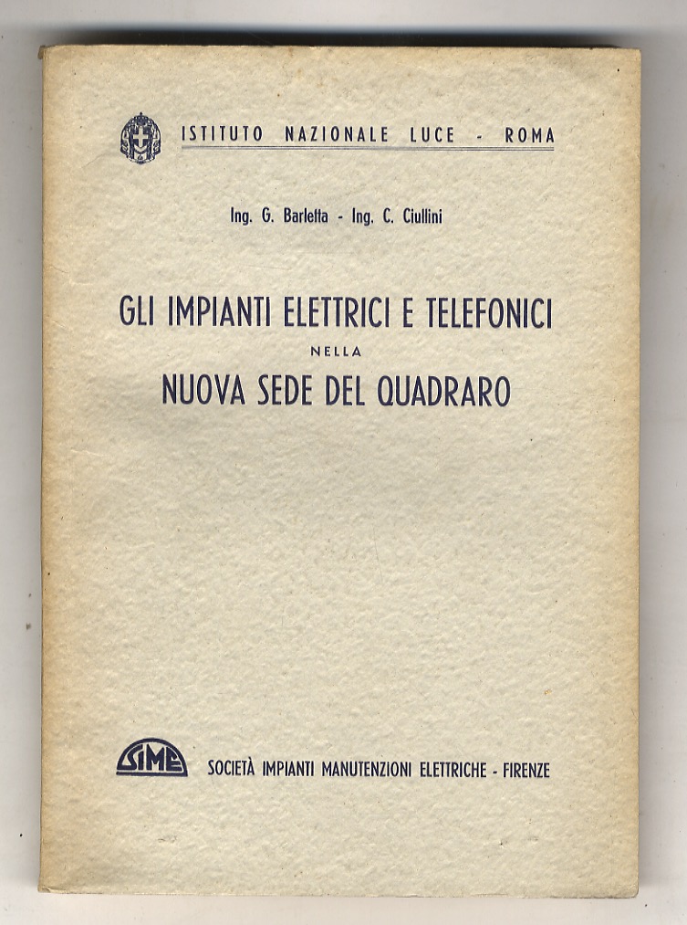 Gli impianti elettrici e telefonici nella nuova sede del Quadraro.