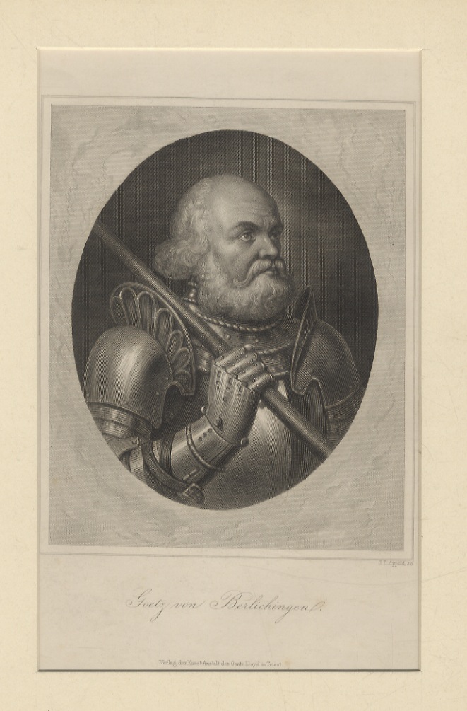Goetz von Berlichingen. (Ritratto a mezzo busto di 3/4 verso …