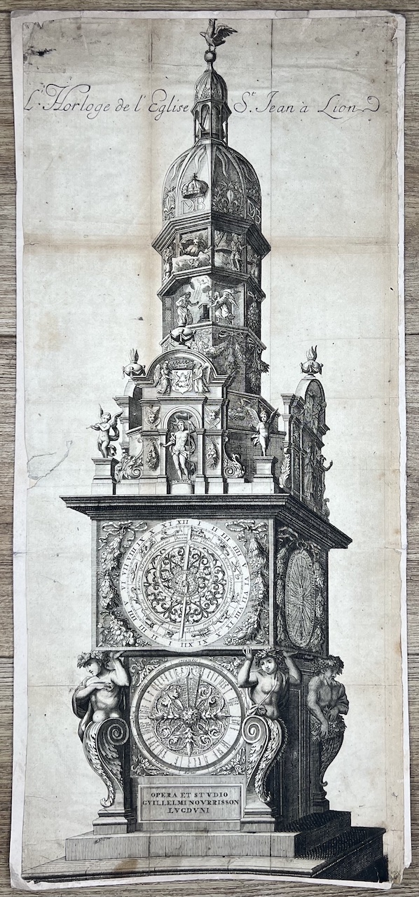HORLOGE (L') de l'Eglise S.t Jean a Lion.