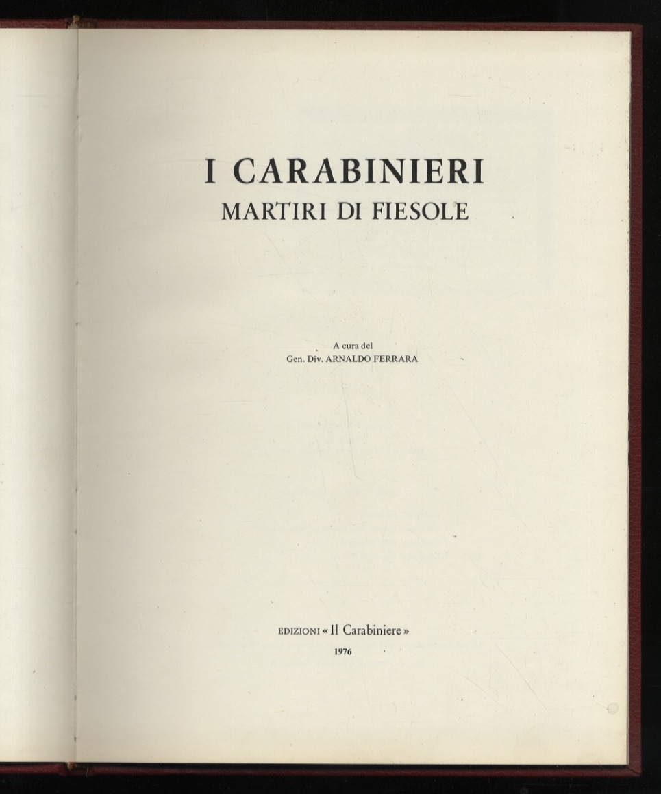 I carabinieri martiri di Fiesole.