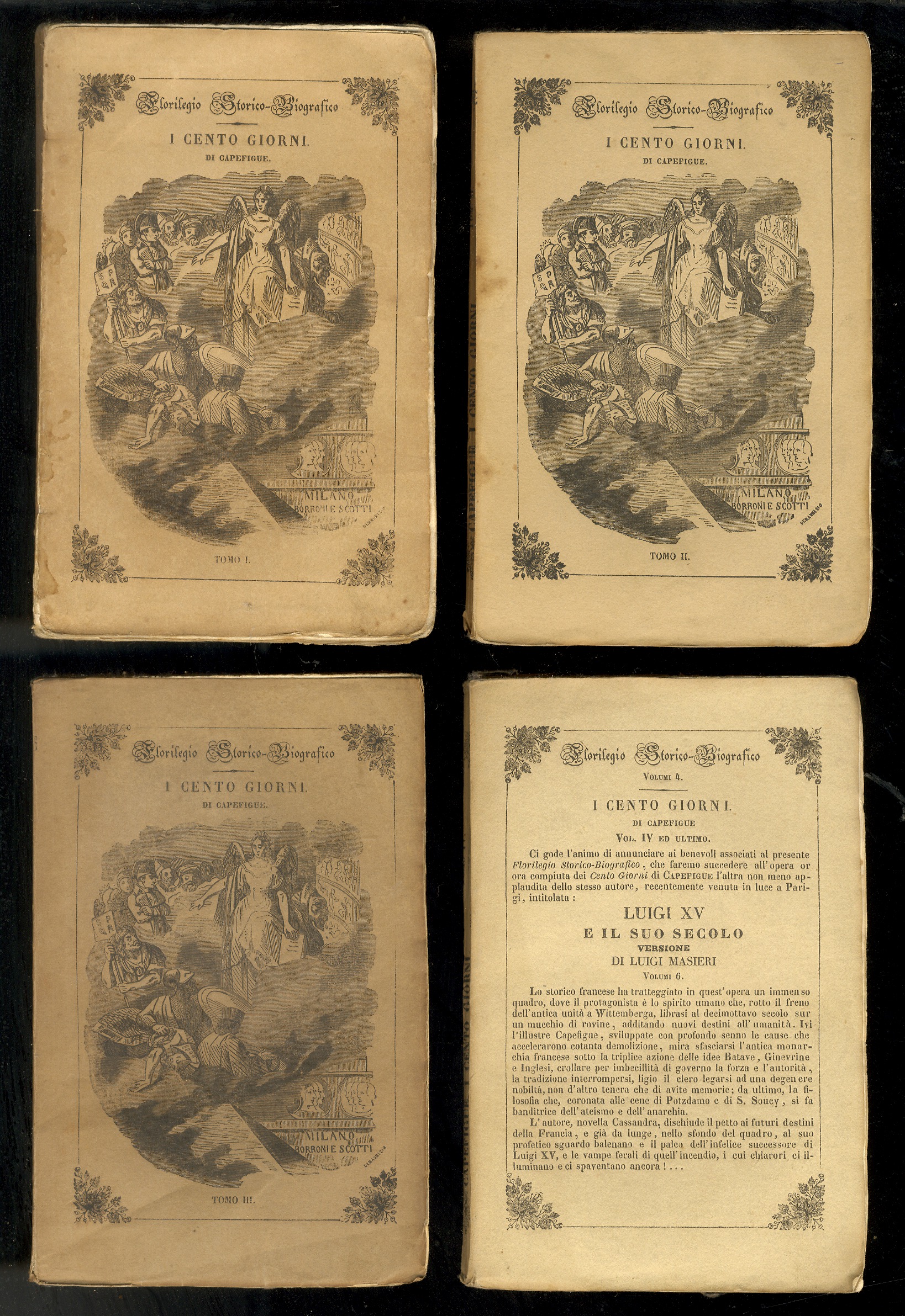 I cento giorni, Opera storica del signor Capefigue. Versione italiana …