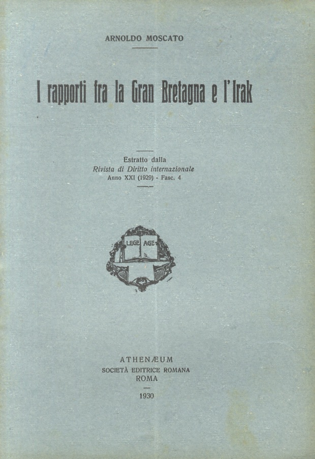 I rapporti fra la Gran Bretagna e l'Irak.