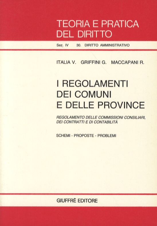 I regolamenti dei comuni e delle province. Il regolamento del …