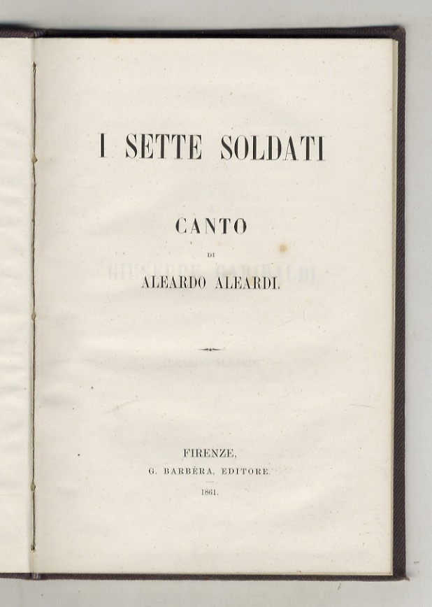 I Sette soldati. Canto.