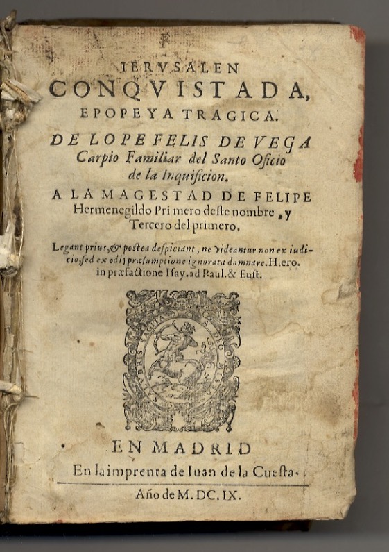 Ierusalen conquistada, epopeya tragica [.].