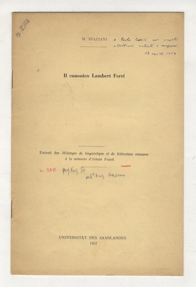 Il canonico Lambert Ferri.