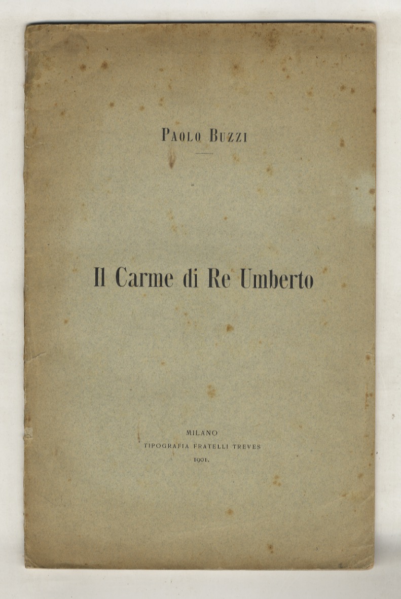 Il Carme di Re Umberto.