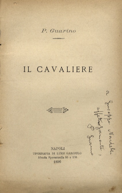 Il cavaliere.
