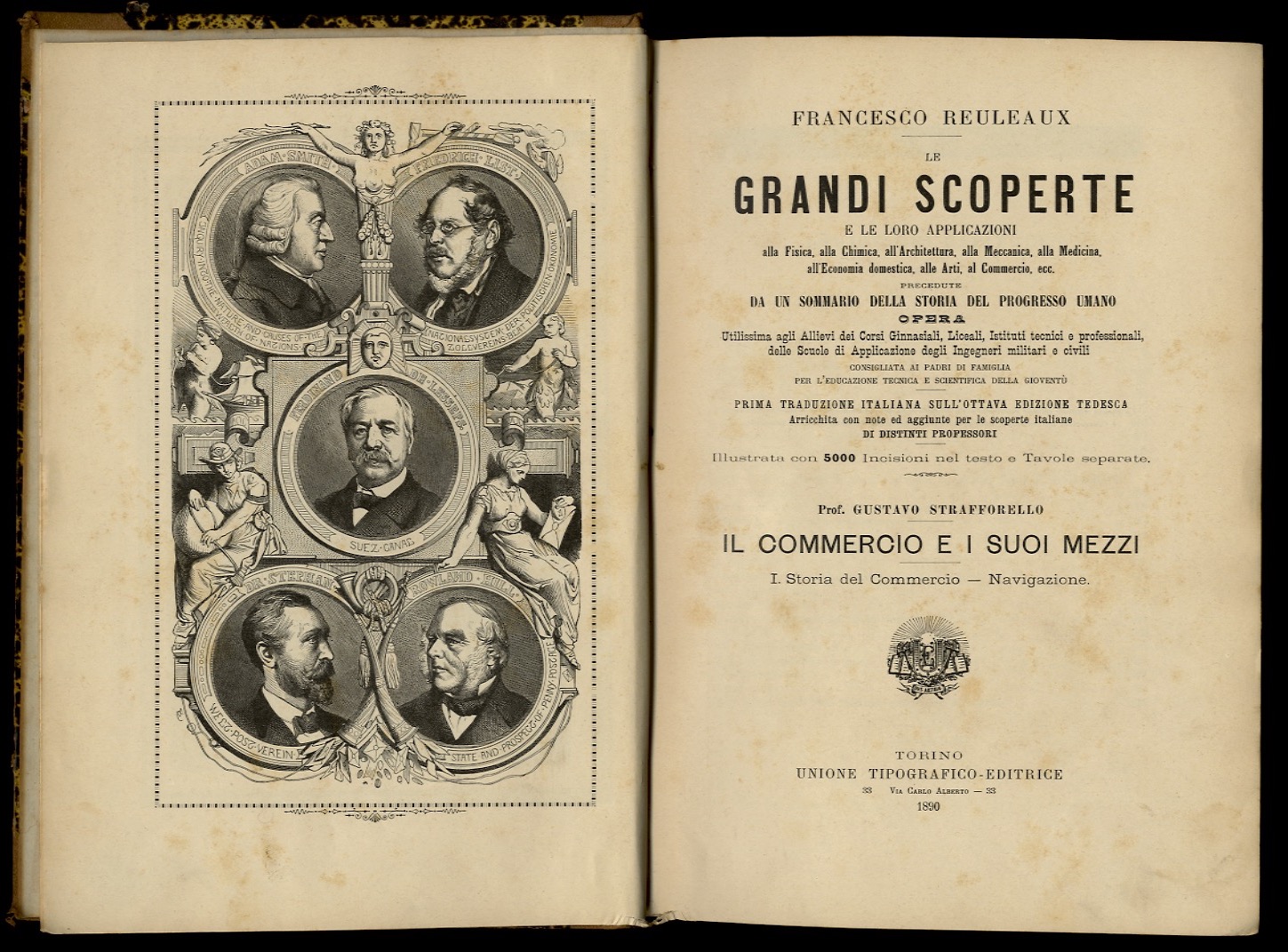 Il commercio e i suoi mezzi: I. Storia del commercio. …