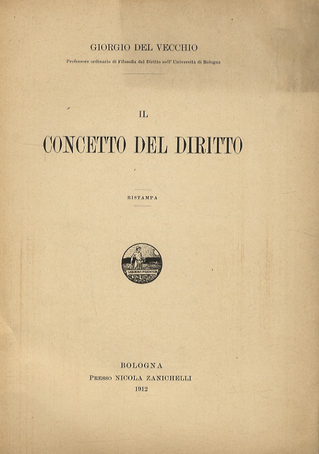 Il concetto del diritto.