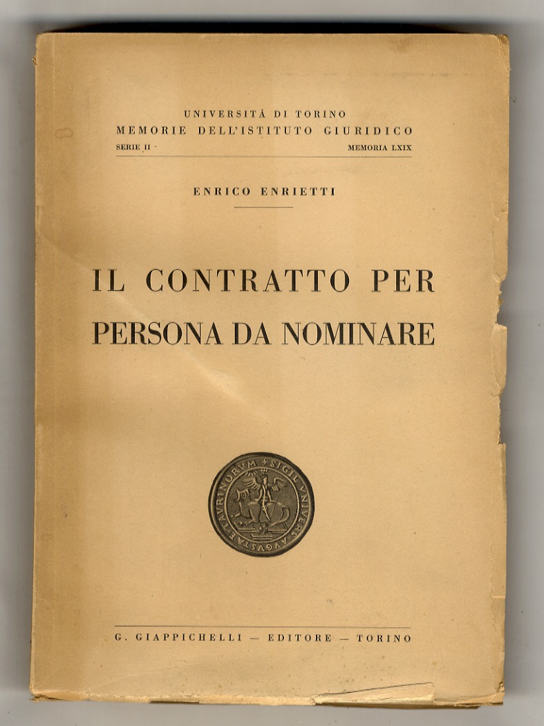 Il contratto per persona da nominare.