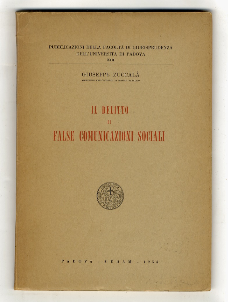 Il delitto di false comunicazioni sociali.