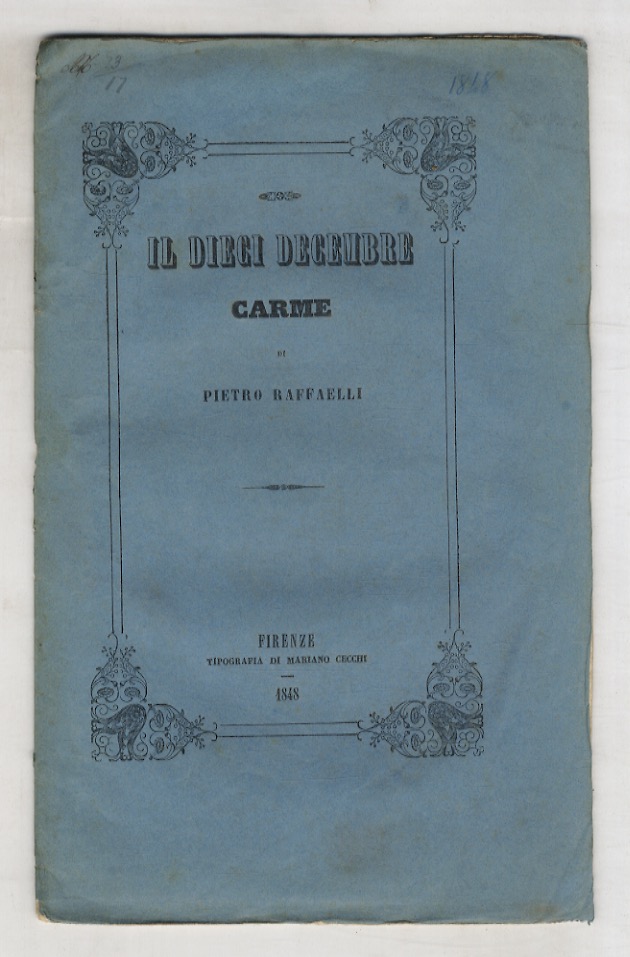 Il Dieci Decembre. Carme.