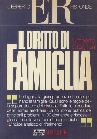 Il diritto di famiglia.