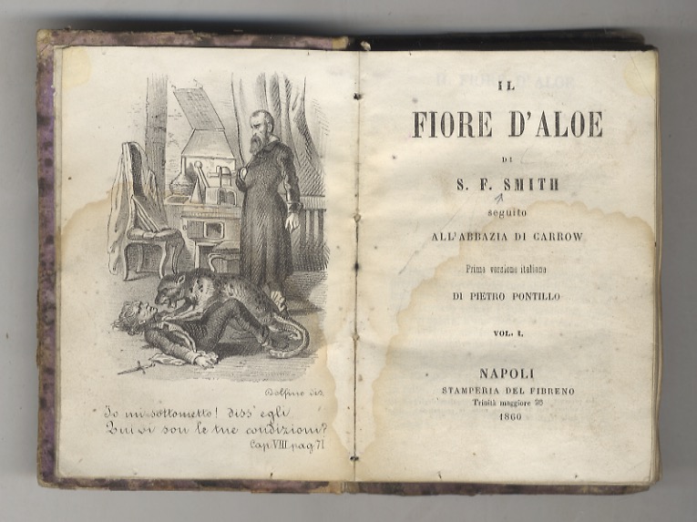 Il fiore d'aloe. Seguito all'abbazia di Carrow di S.F. Smith. …