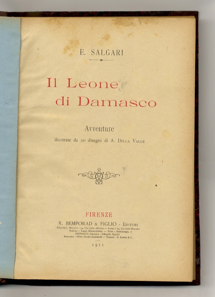 Il Leone di Damasco. Avventure illustrate da 20 disegni di …