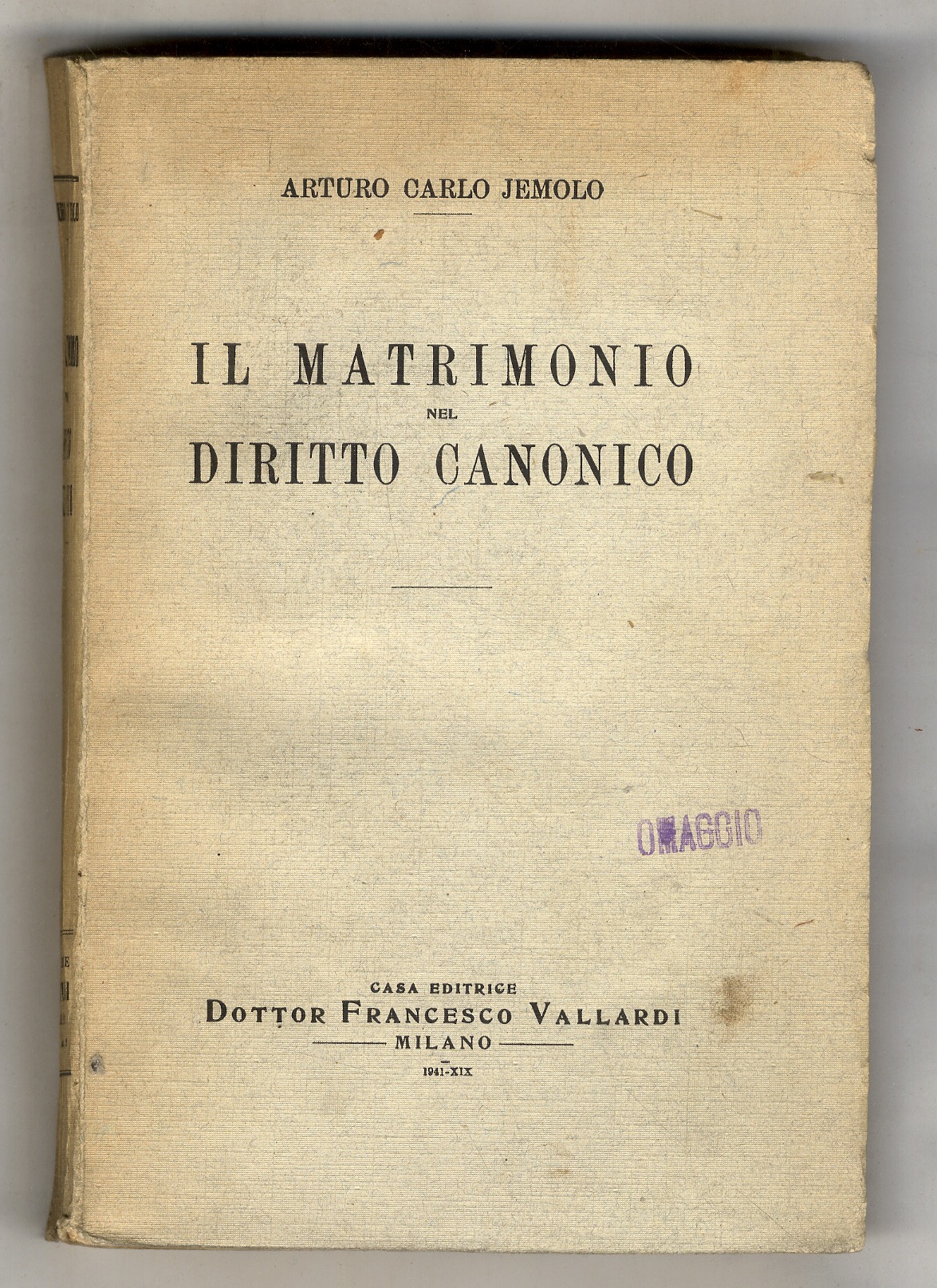 Il matrimonio nel diritto canonico.