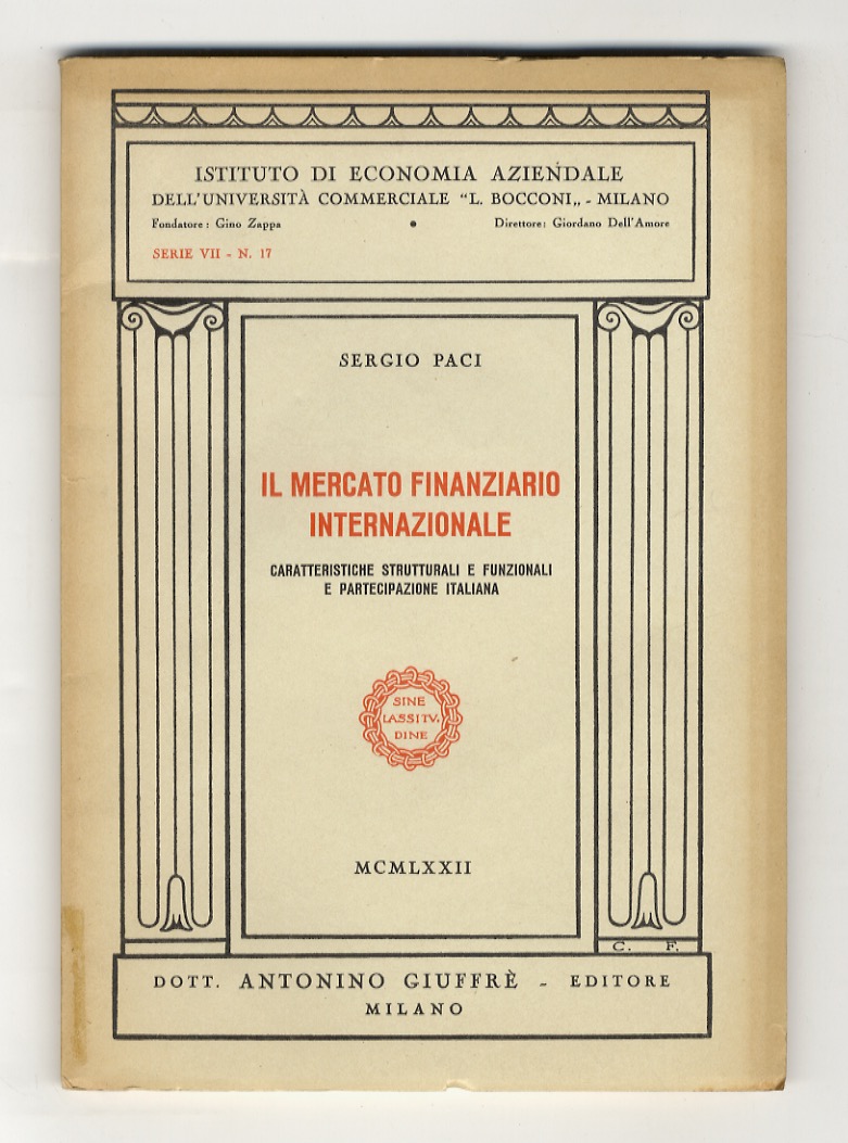 Il mercato finanziario internazionale. caratteristiche strutturali e funzionali e partecipazione …
